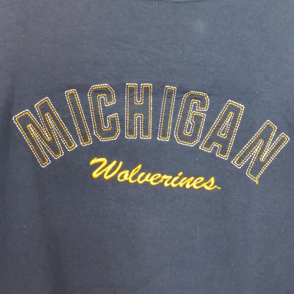 Vintage Michigan Wolverines T-Shirt Size Large UofM University of Michigan - Picture 2 of 3